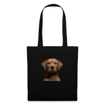 Labrador Retriever Labrador Propriétaire Chiot - Sac en tissu - noir - Devant