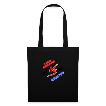 YOUR DREAMS VS REALITY - Sac en tissu - noir - Devant