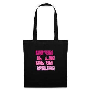 Basketball cadeau Vintage - Sac en tissu - noir - Devant