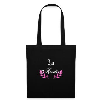 La mariée - Sac en tissu - noir - Devant