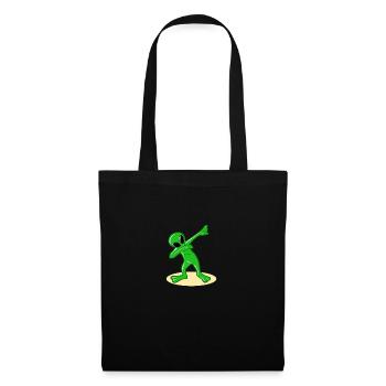Dabbing Alien Dab Dance UFO Lover Gift Idea - Tote Bag - black - Front