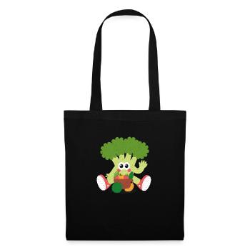 HAPPY BRROCCOLI - Tote Bag - black - Front