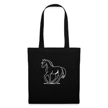Horse Horse Head Pony - Tote Bag - black - Front
