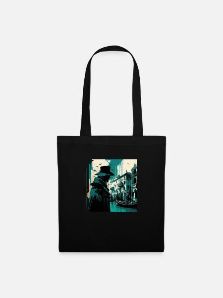 Venise (Italie) - Sac en tissu - noir