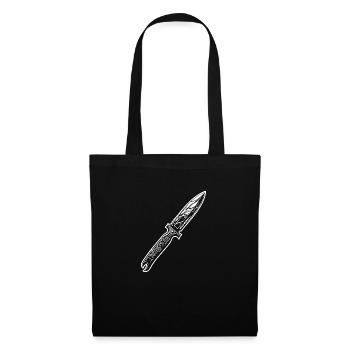 Knife Cutler Knife Lover - Tote Bag - black - Front