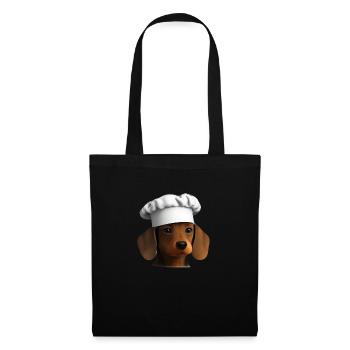 Dachshund Restaurateur Dog Cooking Dogs Dachshund Puppy - Tote Bag - black - Front