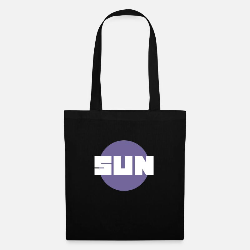 SUN (Midnight Design) - Sac en tissu - noir