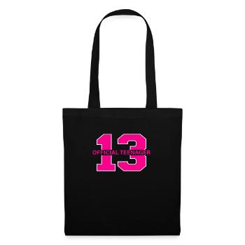 Official Teenager 13 - Tote Bag - black - Front