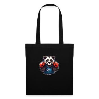Panda-Boxmeister - Stoffbeutel - Schwarz - Vorne