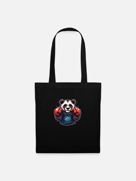 Panda-Boxmeister - Stoffbeutel - Schwarz