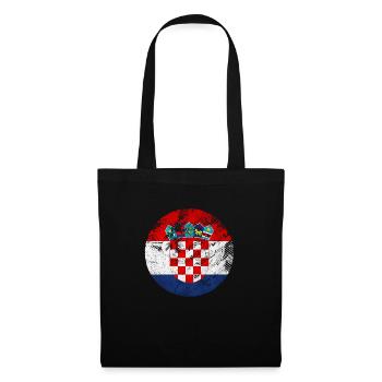 Croatia hrvatska croatia hrv travel europe zagreb - Tote Bag - black - Front