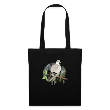 Oiseau - Sac en tissu - noir - Devant