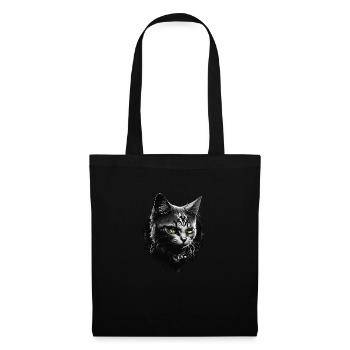 Mauvais chat - Sac en tissu - noir - Devant