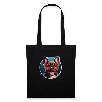 BouledogJoy - Stoffbeutel - Schwarz - Vorne