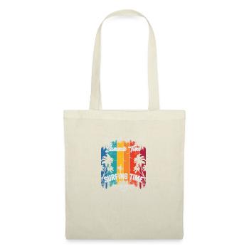 Temps de surf en été - Sac en tissu - nature - Devant