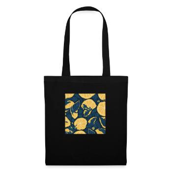 Citron - Sac en tissu - noir - Devant