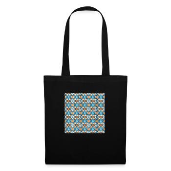 Tiles Seamless Pattern Motif Geometric Modern Art - Tote Bag - black - Front