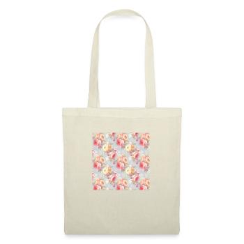 Roses Motif sans couture Belle esthétique élégante - Sac en tissu - nature - Devant