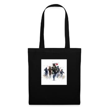 Art du jeu de l’armée américaine - Sac en tissu - noir - Devant
