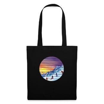 Skier Ski Skiing Ski Design Skiing Outfit - Tote Bag - black - Front