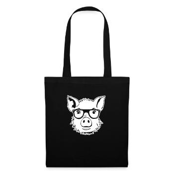 Pig Piggy Sow - Tote Bag - black - Front