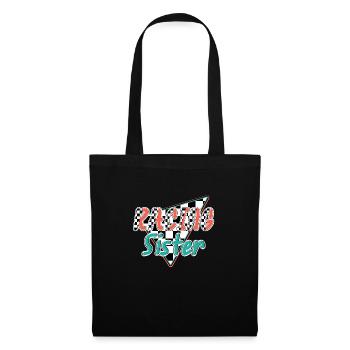 racing sister - Tote Bag - black - Front