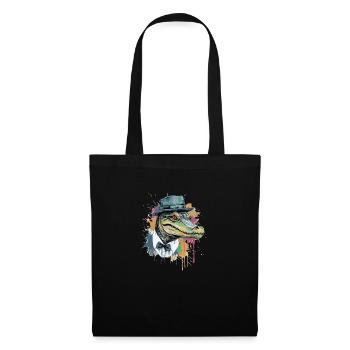 Kifo the crocodile - Tote Bag - black - Front
