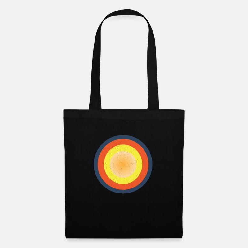 Vintage sunset - Tote Bag - black
