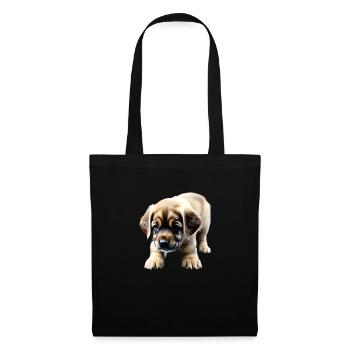 Puppy run - Stoffbeutel - Schwarz - Vorne