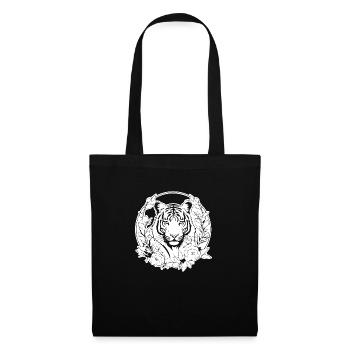 Tiger Big Cat - Tote Bag - black - Front