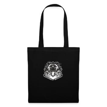Lion Head Logo - Tote Bag - black - Front