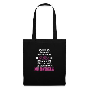 Daten Analytiker Datenschutz Beauftragter - Stoffbeutel - Schwarz - Vorne