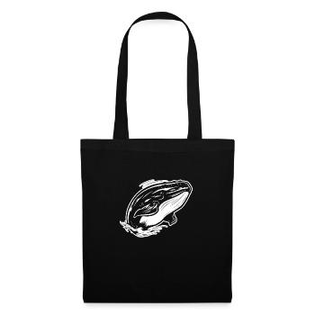 Whale Sea Fish - Tote Bag - black - Front