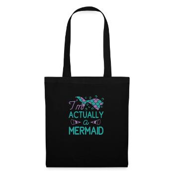 Je suis actuellement une sirène, Mermaids Summer Fun - Sac en tissu - noir - Devant