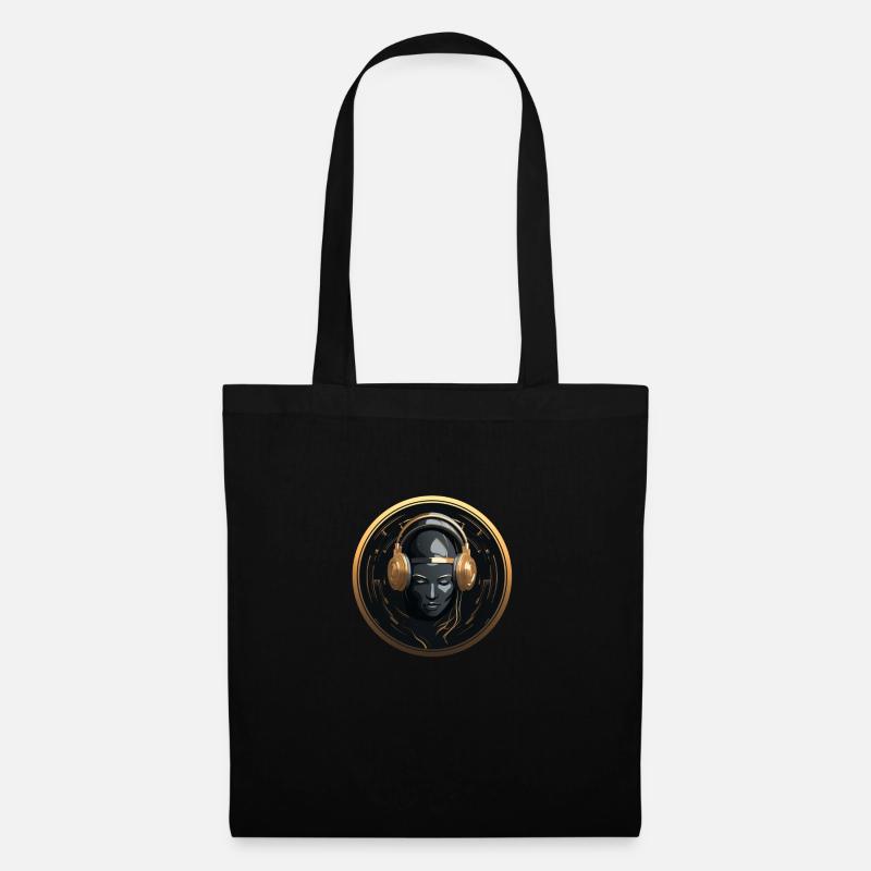 Techno DJ Avant-garde Artwork - Tote Bag - black