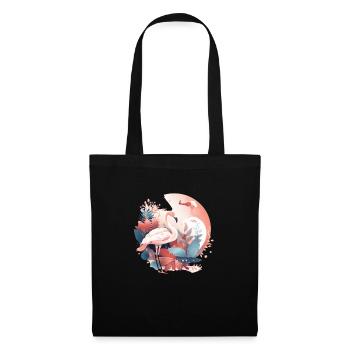 fantasy flamingo - Tote Bag - black - Front