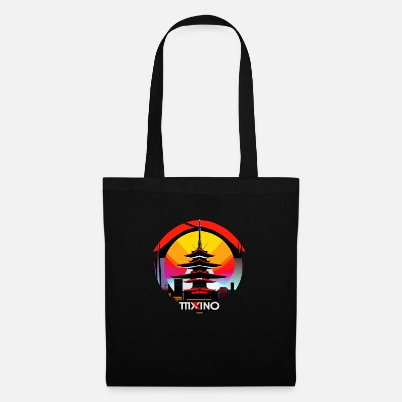 Tokio - Stoffbeutel - Schwarz
