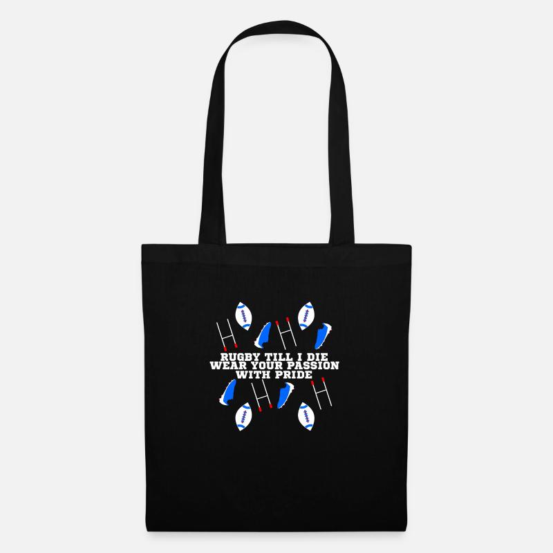 Rugby Passion: Pride Gift - Tote Bag - black
