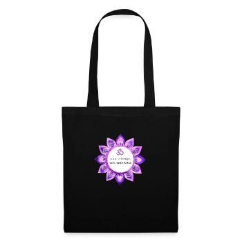 Je partage de l’énergie, pas mes cookies. - Sac en tissu - noir - Devant