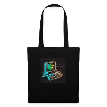 Retro gaming pc - Tote Bag - black - Front