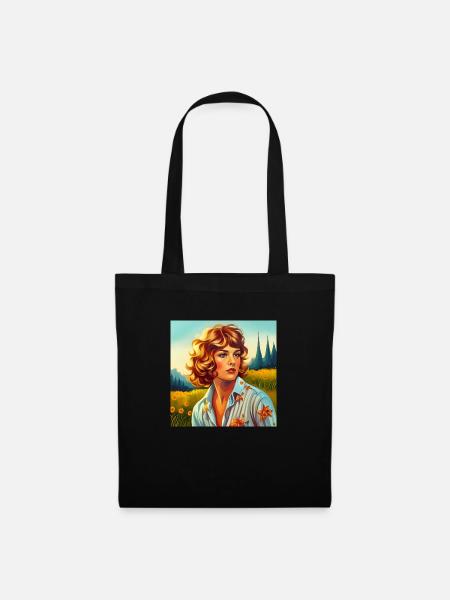 70`s Woman - Stoffbeutel - Schwarz