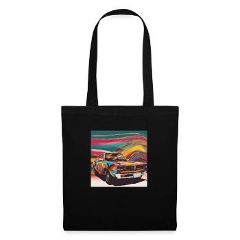 Colorful Car - Stoffbeutel - Schwarz - Vorne