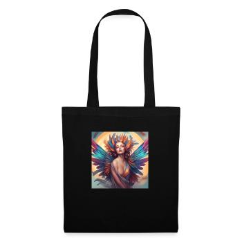 Elfe arc-en-ciel7 - Sac en tissu - noir - Devant