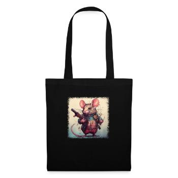 blague drôle nous allons rat tout va bien amusant - Sac en tissu - noir - Devant
