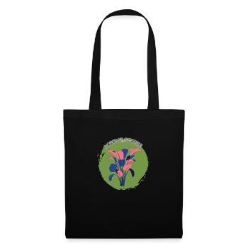 Fleurs Fleurs Amour proche de la Nature - Sac en tissu - noir - Devant