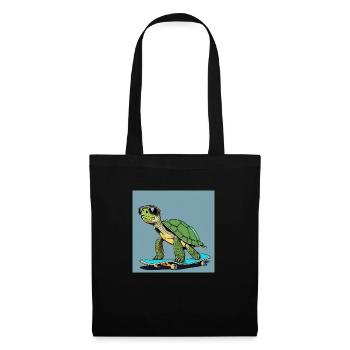Turtle Fieber - Stoffbeutel - Schwarz - Vorne