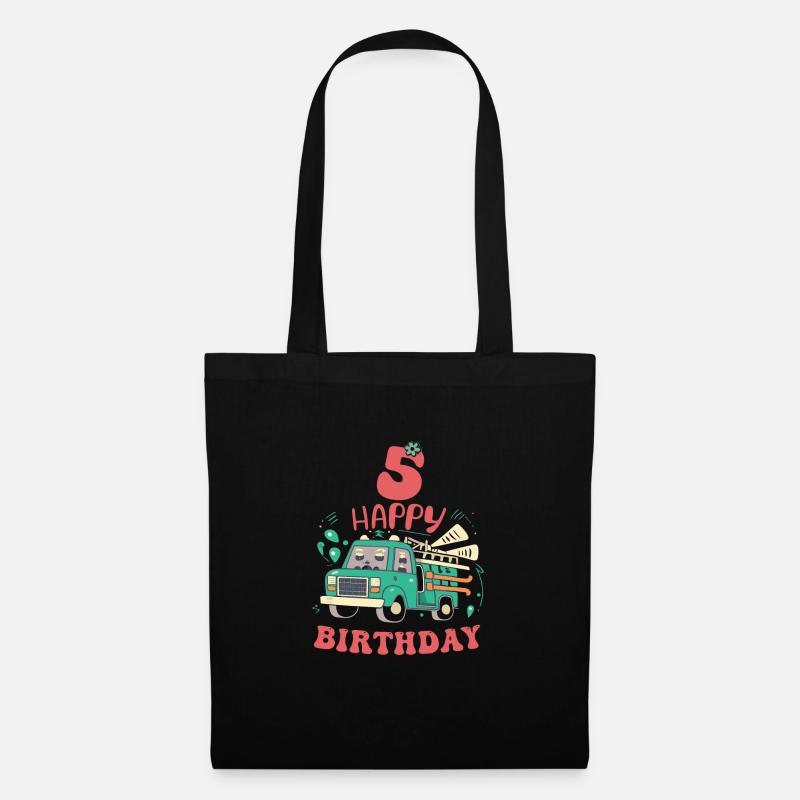5e anniversaire les gars - Sac en tissu - noir