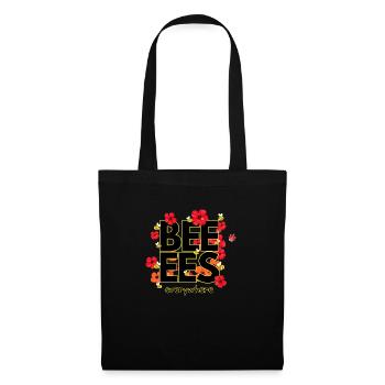 Beeees are everywhere Design - Stoffbeutel - Schwarz - Vorne