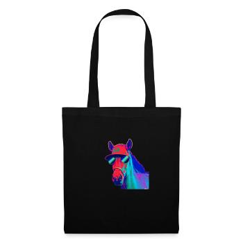 Cool horse - Tote Bag - black - Front