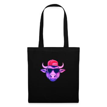 Taureau Cool - Sac en tissu - noir - Devant